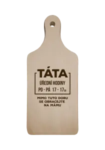 Dřevěná prkénka pro tatínka