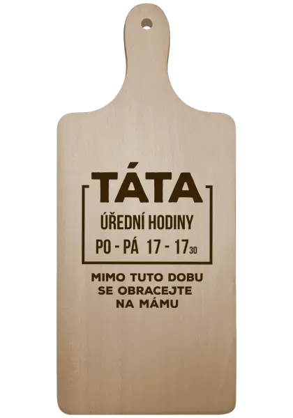 Prkénko Táta - úřední hodiny