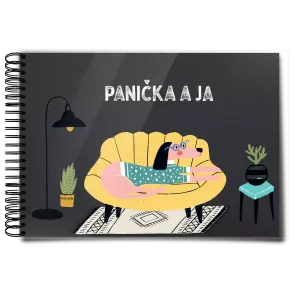 Plexi album s krúžkovou väzbou Panička a ja