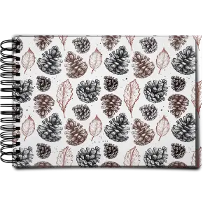 Plexi album s krúžkovou väzbou Šišky - kopie