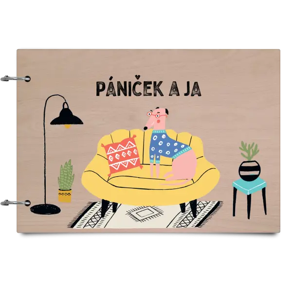 Drevený album so sponami Pániček a ja