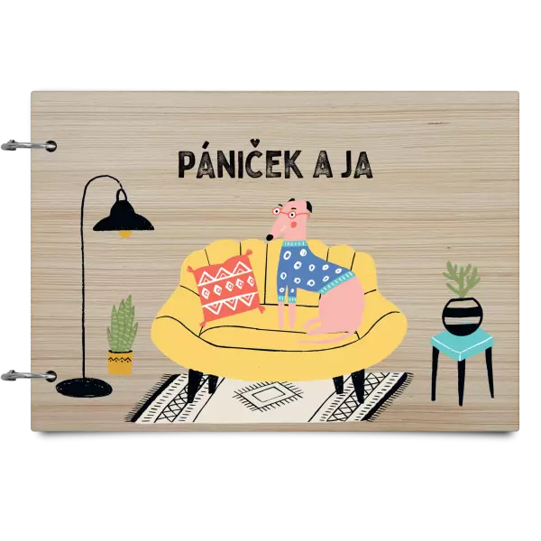 Drevený album so sponami Pániček a ja