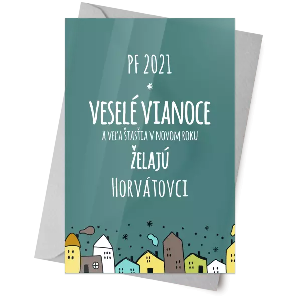 Plexisklo 10 x 15 cm Mestečko