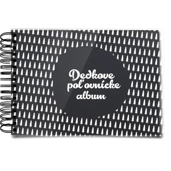 Plexi album s krúžkovou väzbou Poľovnícke so stromami