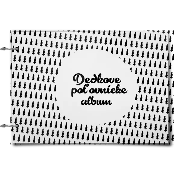Plexi album sa sponami Poľovnícke so stromami