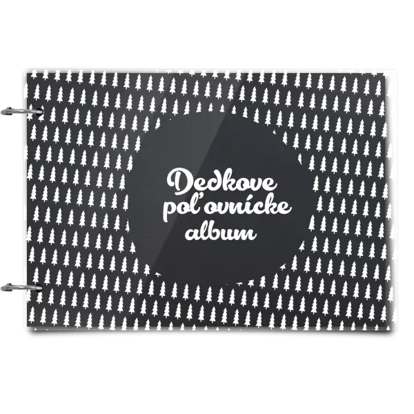 Plexi album sa sponami Poľovnícke so stromami