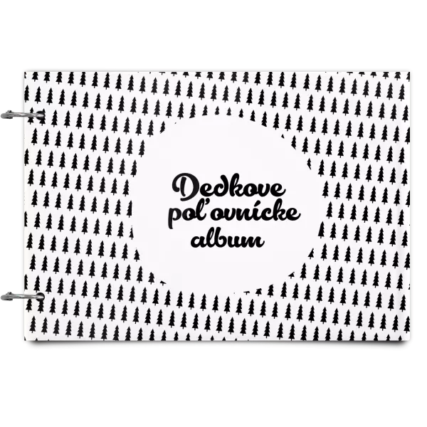 Plexi album sa sponami Poľovnícke so stromami