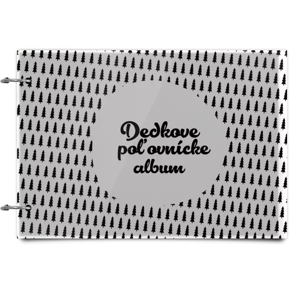 Plexi album sa sponami Poľovnícke so stromami
