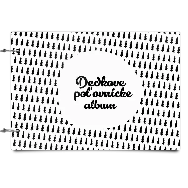 Plexi album sa sponami Poľovnícke so stromami