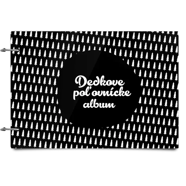 Plexi album sa sponami Poľovnícke so stromami