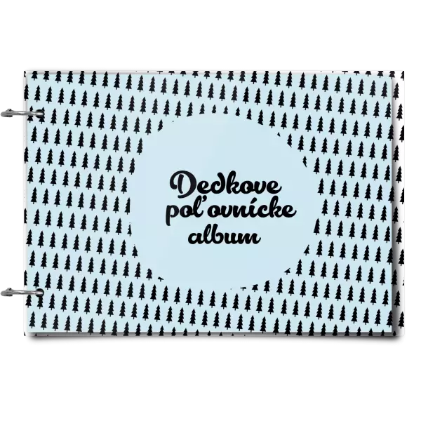 Plexi album sa sponami Poľovnícke so stromami