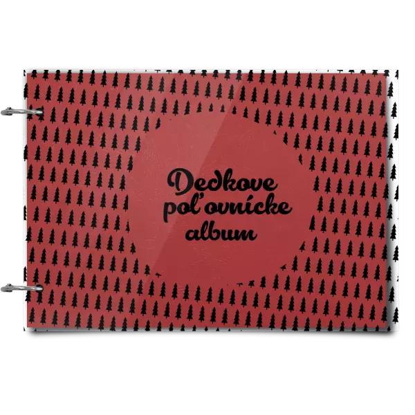 Plexi album sa sponami Poľovnícke so stromami