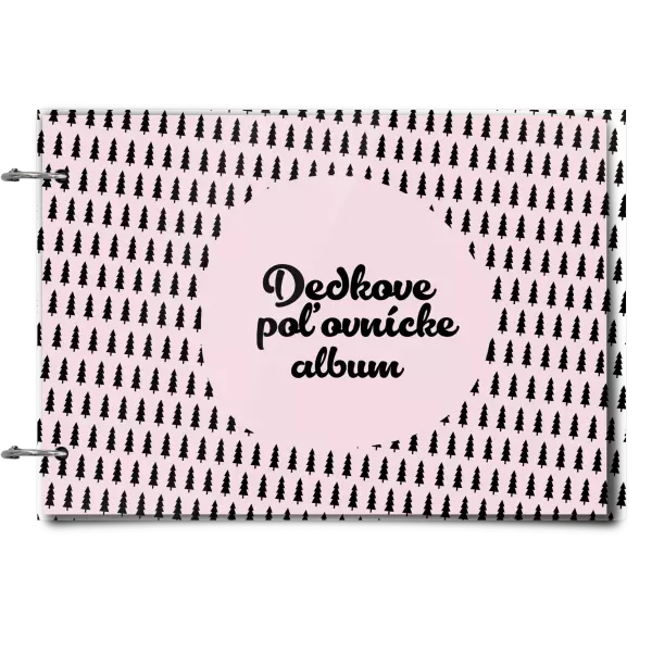 Plexi album sa sponami Poľovnícke so stromami