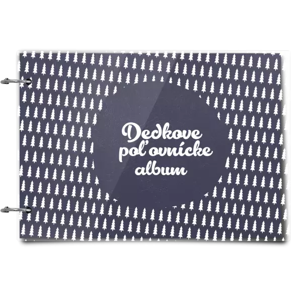 Plexi album sa sponami Poľovnícke so stromami