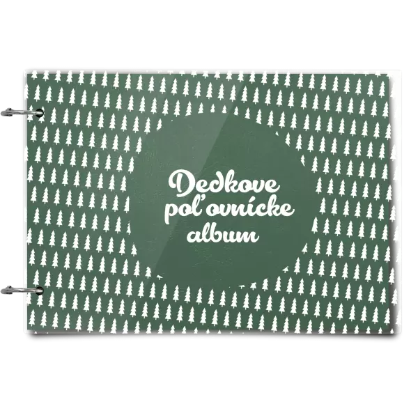 Plexi album sa sponami Poľovnícke so stromami