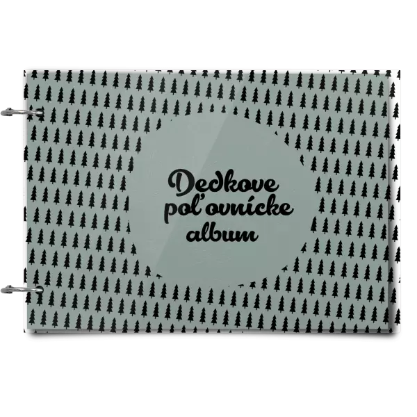 Plexi album sa sponami Poľovnícke so stromami