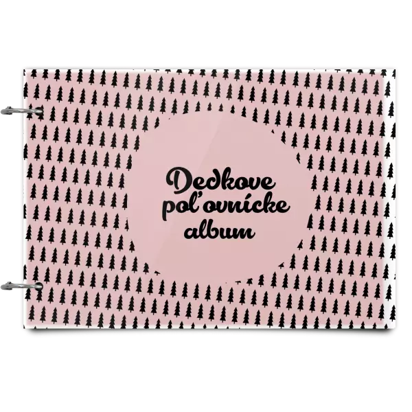 Plexi album sa sponami Poľovnícke so stromami
