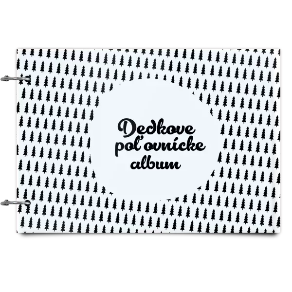 Plexi album sa sponami Poľovnícke so stromami