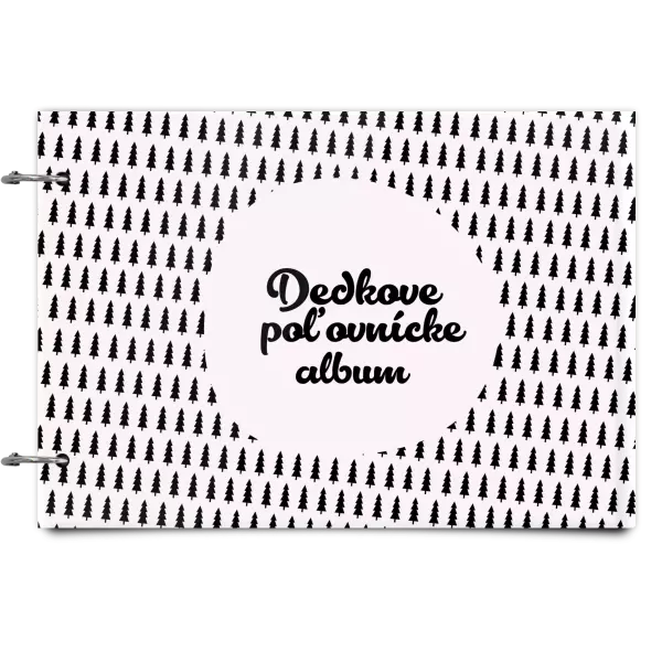 Plexi album sa sponami Poľovnícke so stromami