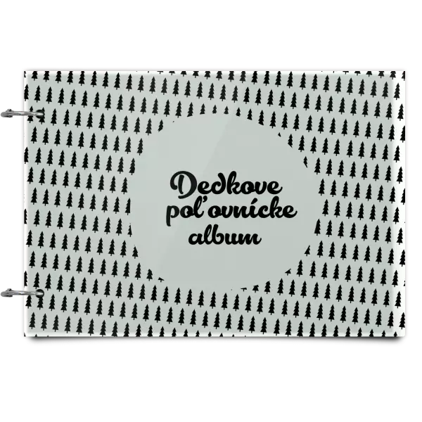 Plexi album sa sponami Poľovnícke so stromami