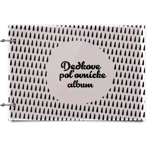 Plexi album sa sponami Poľovnícke so stromami