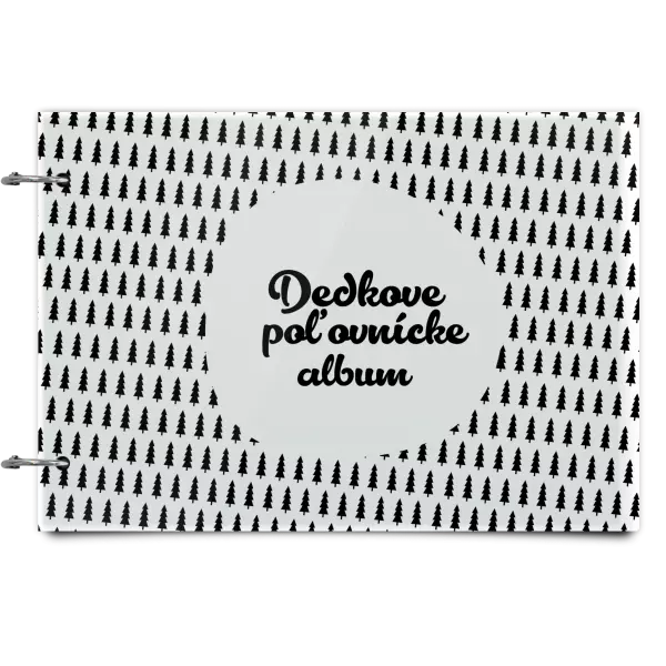 Plexi album sa sponami Poľovnícke so stromami