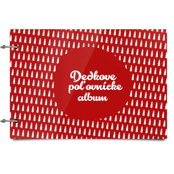 Plexi album sa sponami Poľovnícke so stromami