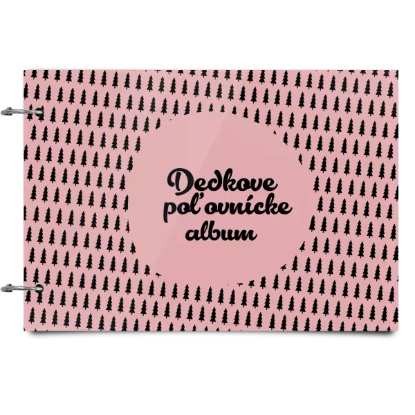 Plexi album sa sponami Poľovnícke so stromami