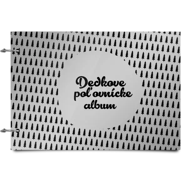 Plexi album sa sponami Poľovnícke so stromami