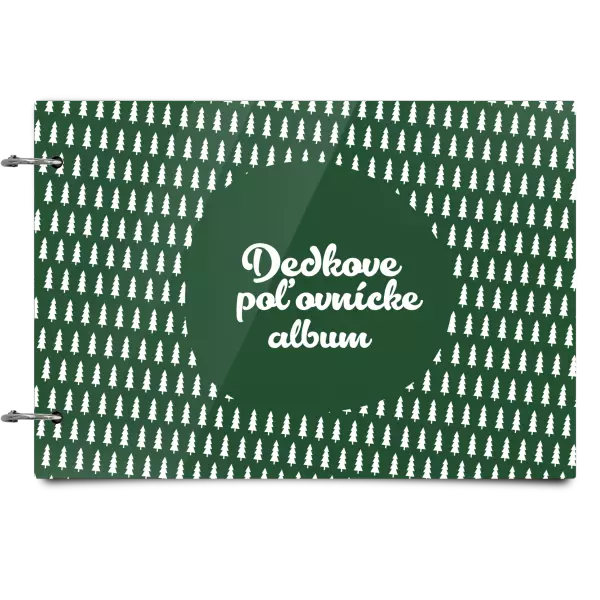 Plexi album sa sponami Poľovnícke so stromami
