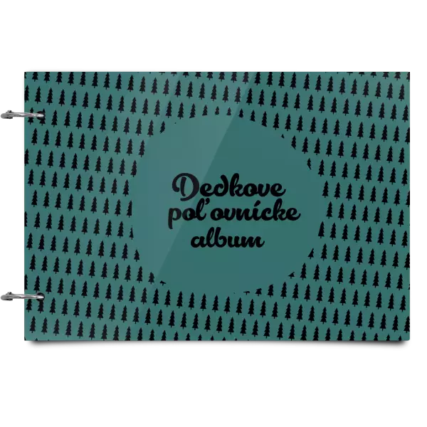 Plexi album sa sponami Poľovnícke so stromami