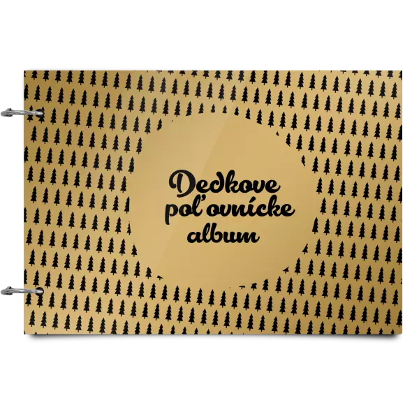 Plexi album sa sponami Poľovnícke so stromami