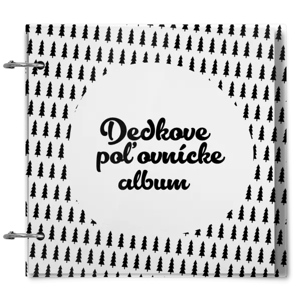 Plexi album sa sponami Poľovnícke so stromami