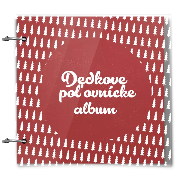 Plexi album sa sponami Poľovnícke so stromami