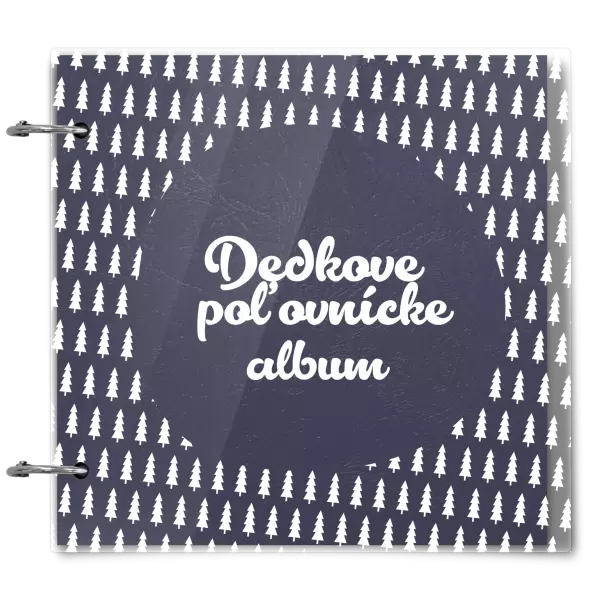 Plexi album sa sponami Poľovnícke so stromami