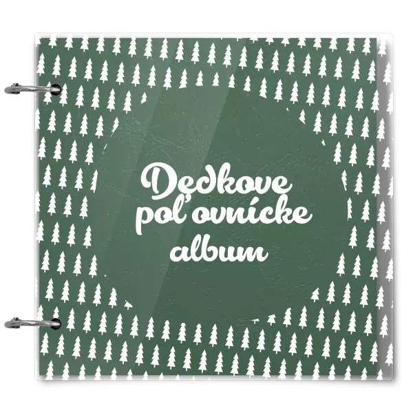 Plexi album sa sponami Poľovnícke so stromami