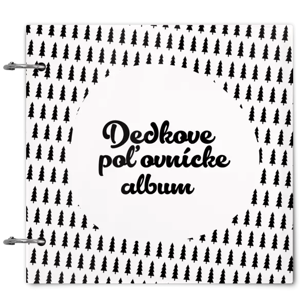 Plexi album sa sponami Poľovnícke so stromami
