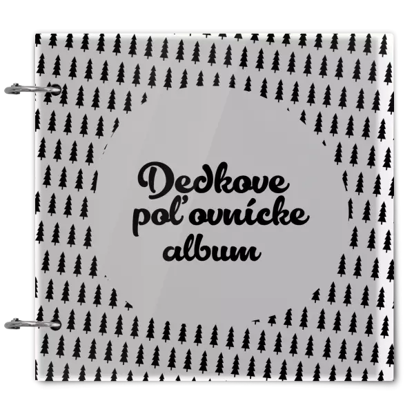 Plexi album sa sponami Poľovnícke so stromami