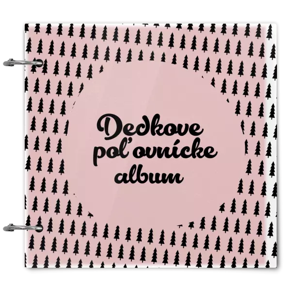 Plexi album sa sponami Poľovnícke so stromami