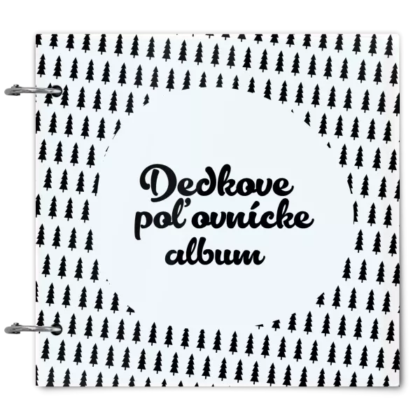 Plexi album sa sponami Poľovnícke so stromami