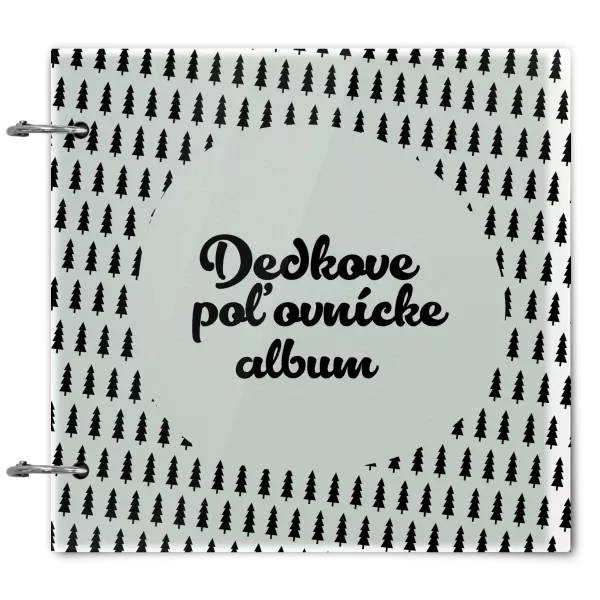 Plexi album sa sponami Poľovnícke so stromami