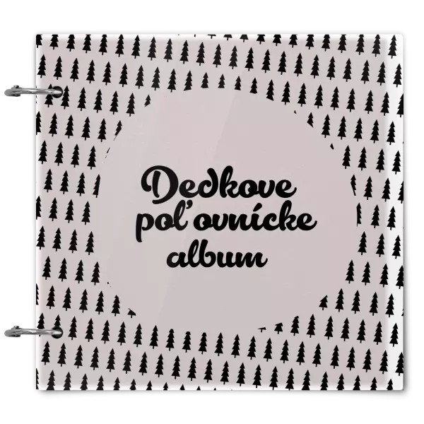 Plexi album sa sponami Poľovnícke so stromami