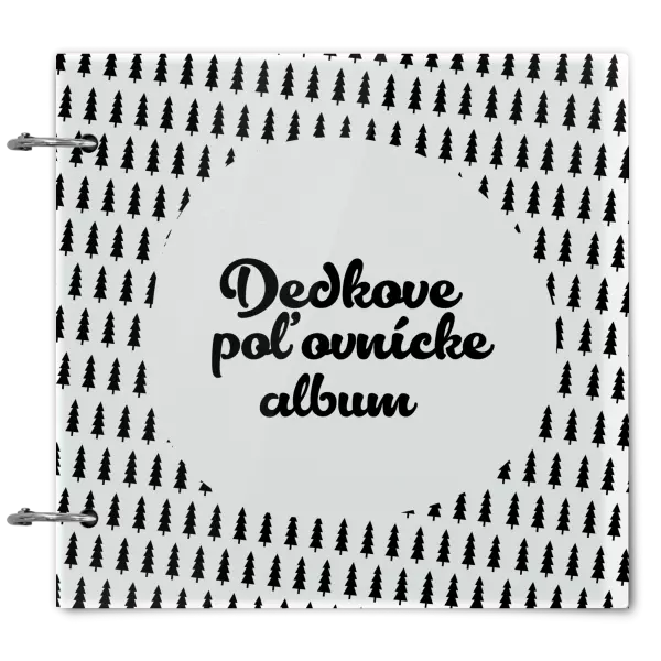 Plexi album sa sponami Poľovnícke so stromami