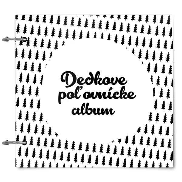Plexi album sa sponami Poľovnícke so stromami