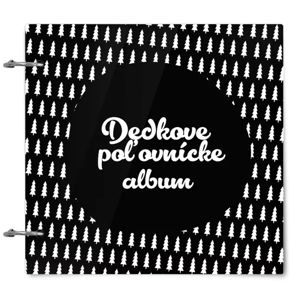 Plexi album sa sponami Poľovnícke so stromami