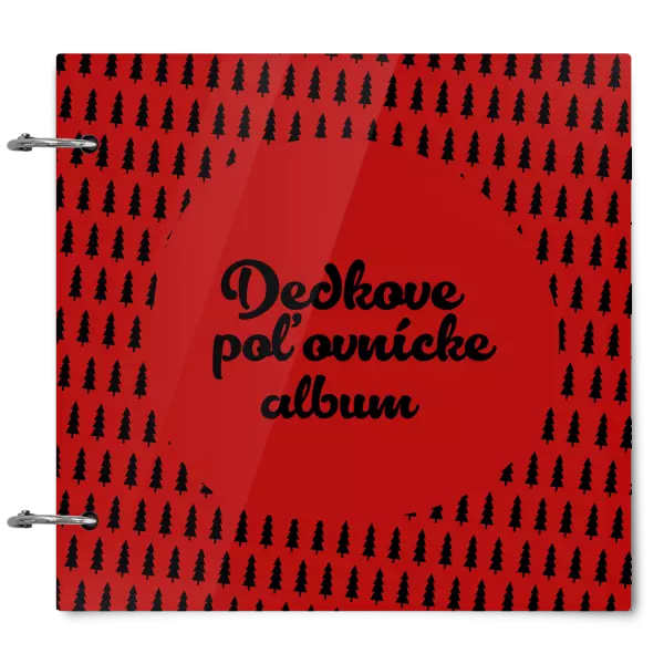 Plexi album sa sponami Poľovnícke so stromami