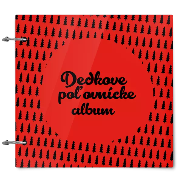 Plexi album sa sponami Poľovnícke so stromami
