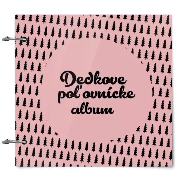 Plexi album sa sponami Poľovnícke so stromami