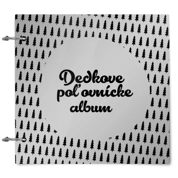 Plexi album sa sponami Poľovnícke so stromami