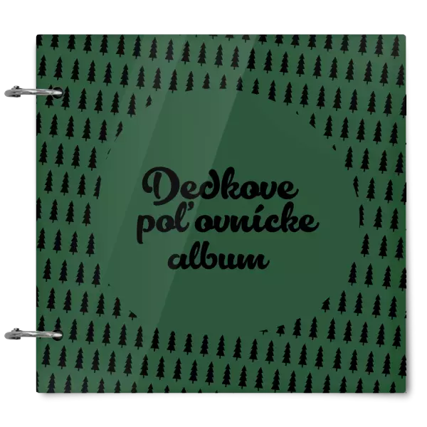 Plexi album sa sponami Poľovnícke so stromami